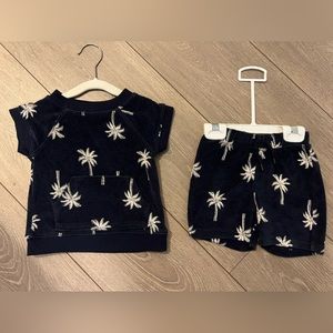 Old Navy 12-18 Month Baby Palm Tree Two-Piece Set